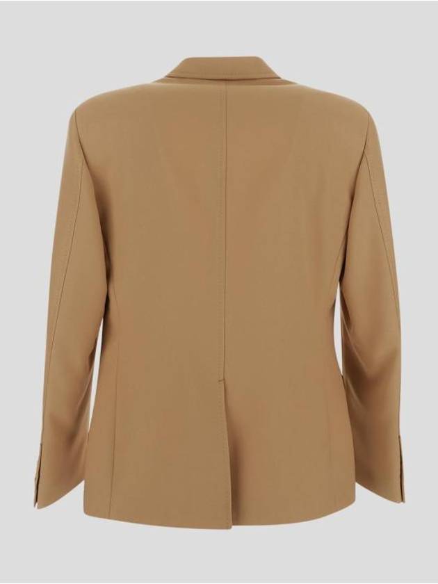 Fluid Drill Formal Web Suit Jacket Beige - GUCCI - BALAAN 3