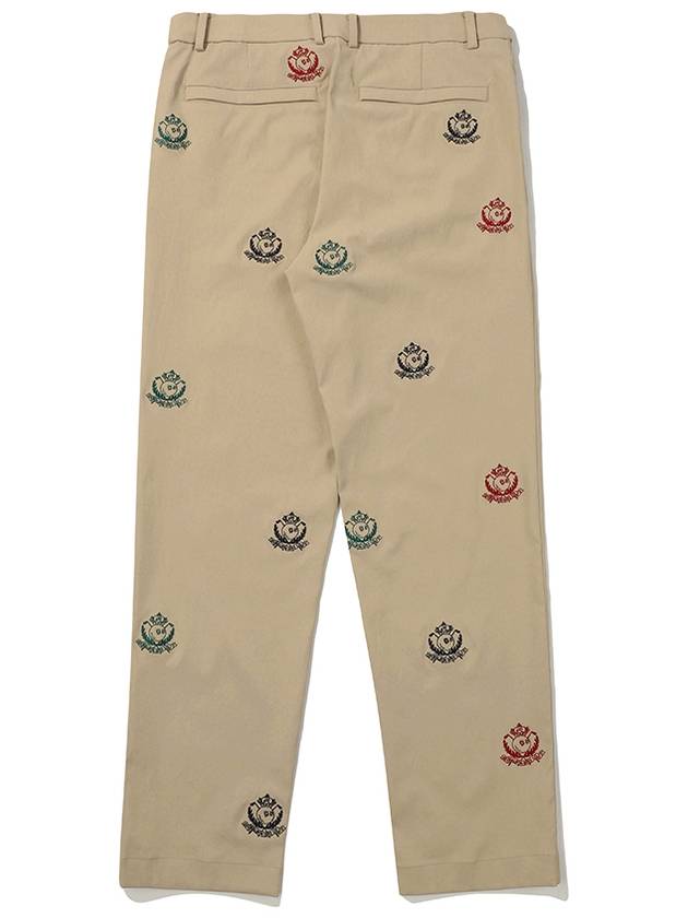 Bucket embroidery chino pants BEIGE MAN - MALBON GOLF - BALAAN 2