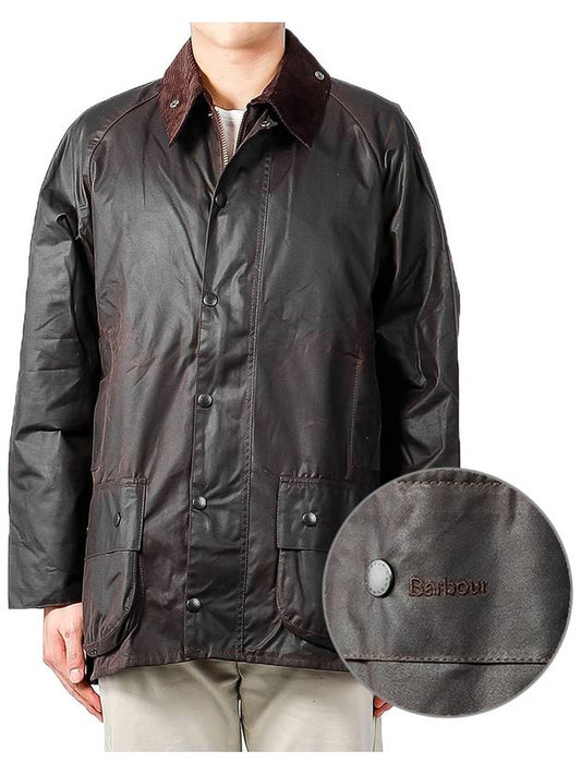 Men's Viewport Wax Jacket Rust - BARBOUR - BALAAN.