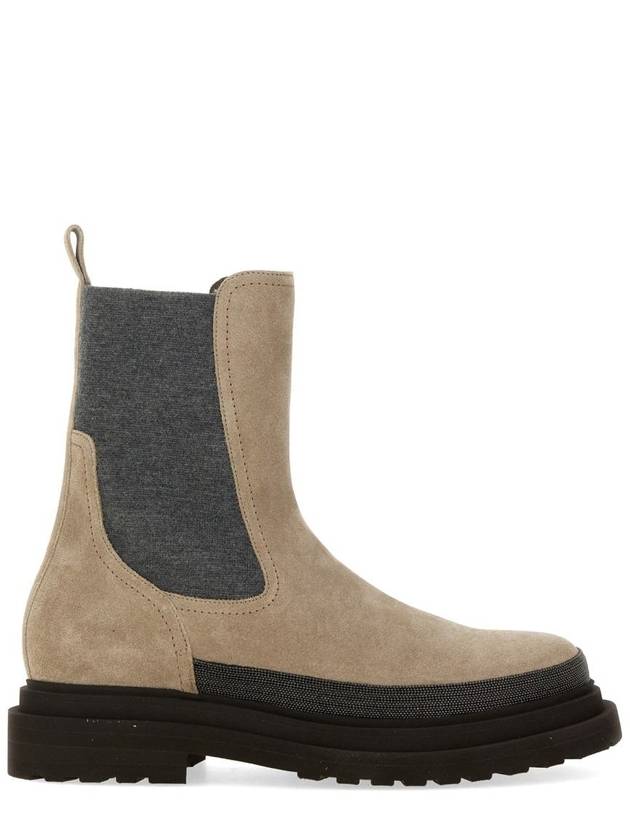 Brunello Cucinelli Suede Chelsea Boot - BRUNELLO CUCINELLI - BALAAN 1