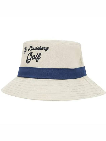 Lukas Embroidery Logo Golf Bucket Hat Safari Beige - J.LINDEBERG - BALAAN 2