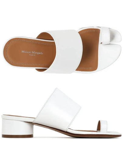 Women's Tabi Bold Strap Hanna Mule White - MAISON MARGIELA - BALAAN 2