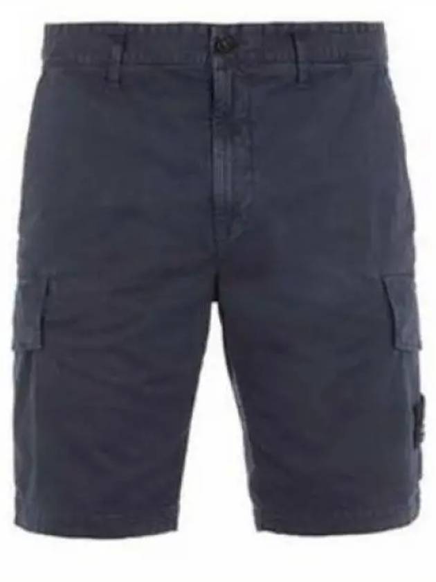 Wappen Patch Bermuda Shorts Navy Blue - STONE ISLAND - BALAAN 2