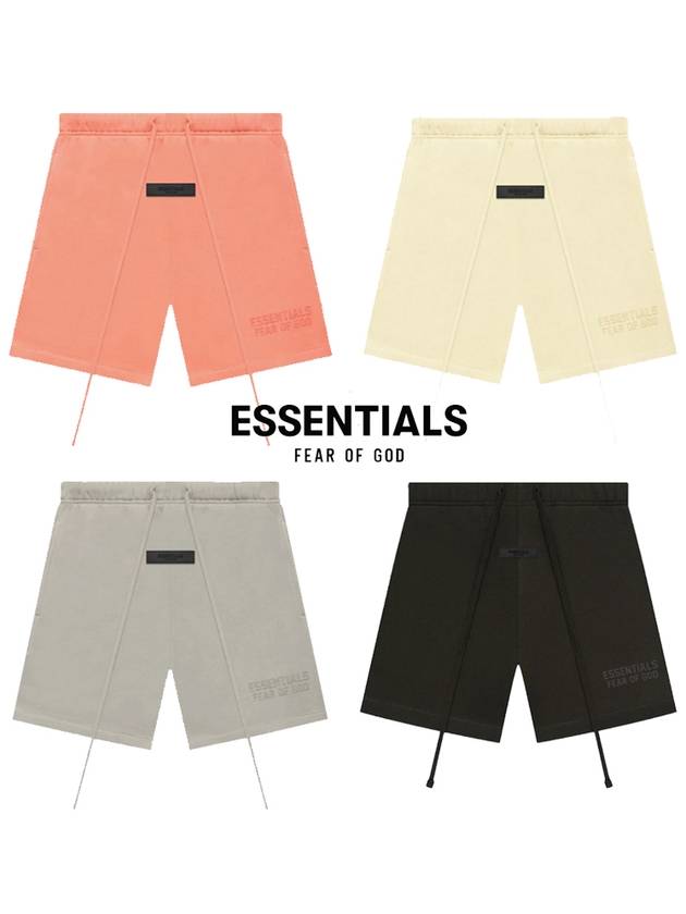 Short sleeve sweat shorts coral men - FEAR OF GOD ESSENTIALS - BALAAN 4