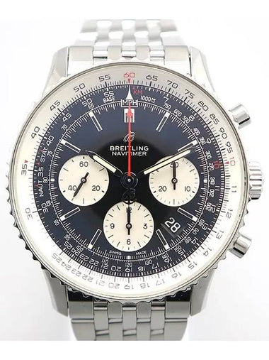 AB0121211B1A1 Navitimer 1 B01 Chronograph 43MM Automatic Men s Steel Watch - BREITLING - BALAAN 1