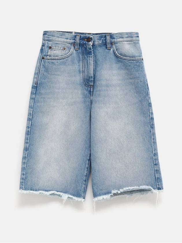 Denim Bermuda Pants - DRIES VAN NOTEN - BALAAN 1