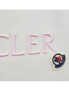 Kids Logo Embroidered Short Sleeve T Shirt 8Y 10Y White 8C00005 83907 050 - MONCLER - BALAAN 5