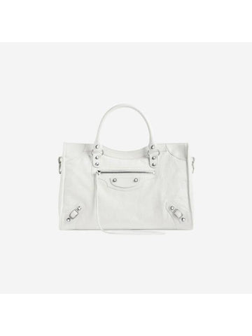 Le City Medium Bag White - BALENCIAGA - BALAAN 1