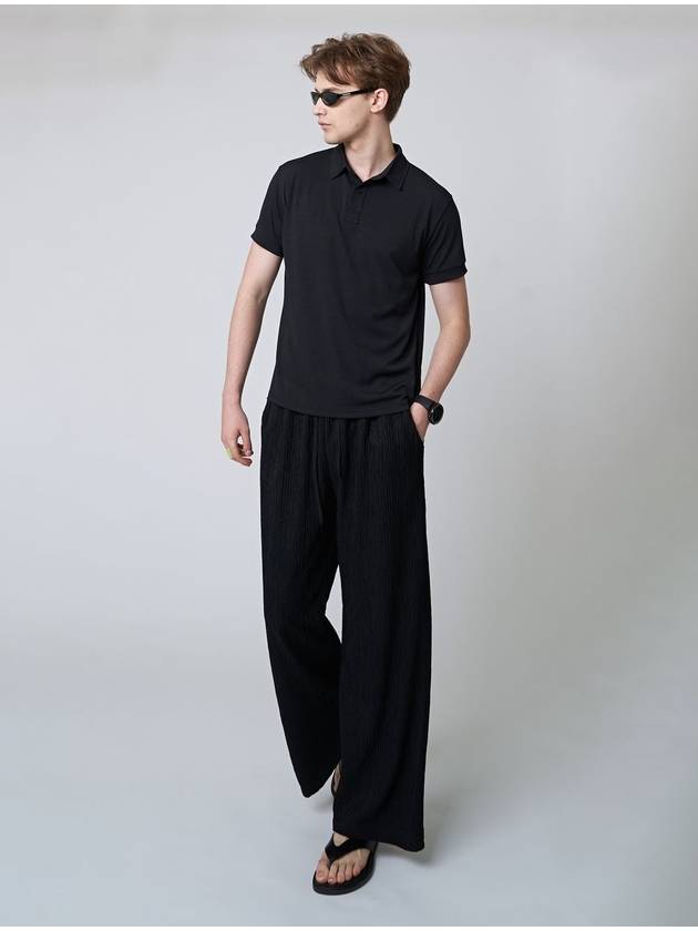 AU41PT09 Pleated wide pants_black - ATHPLATFORM - BALAAN 4