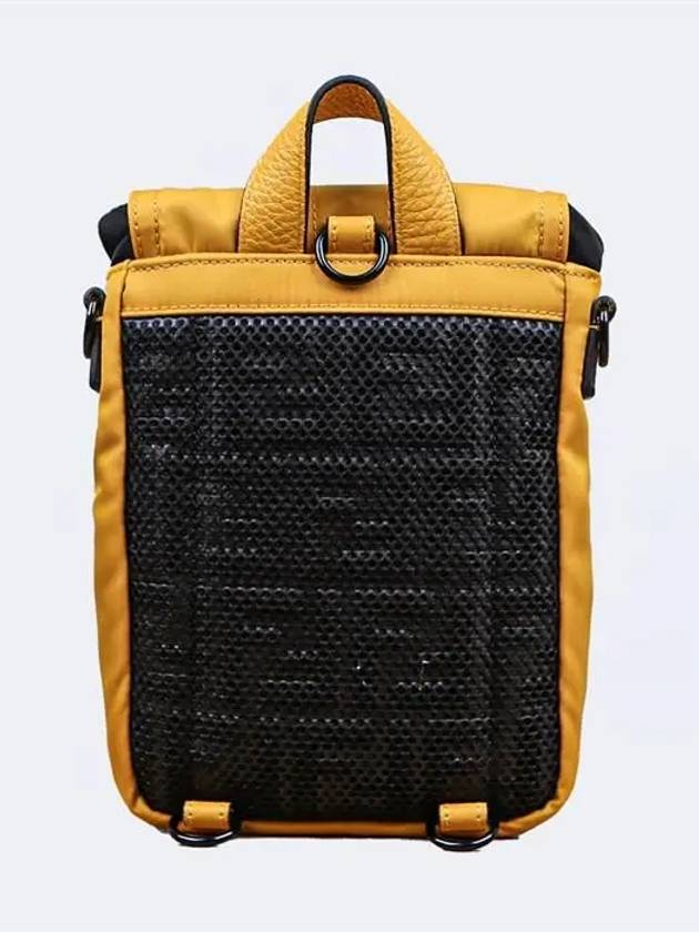 Mini Econyl Cross Backpack Yellow - FENDI - BALAAN 3