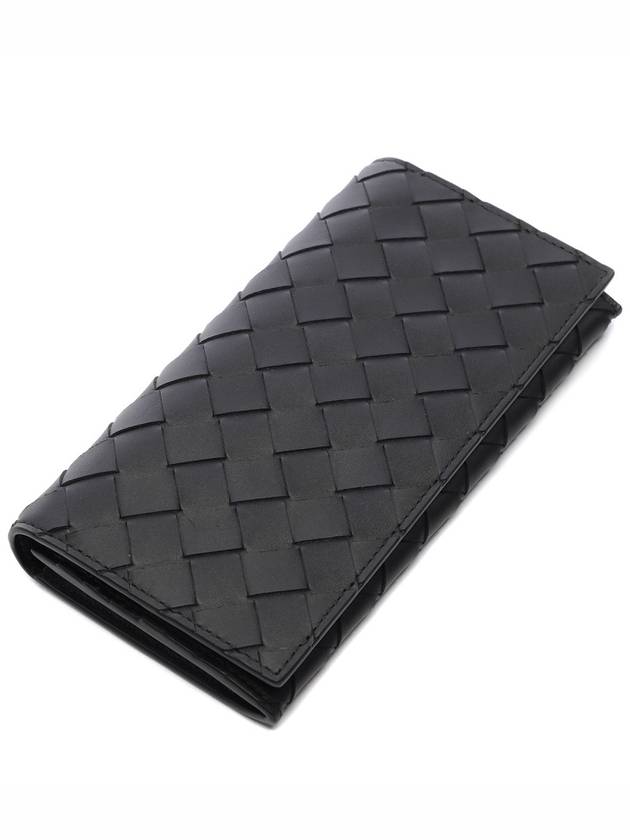 Intrecciato Long Wallet Black - BOTTEGA VENETA - BALAAN 6