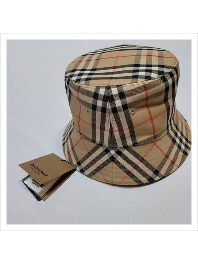 Vintage Check Technical Bucket Hat Beige - BURBERRY - BALAAN 7