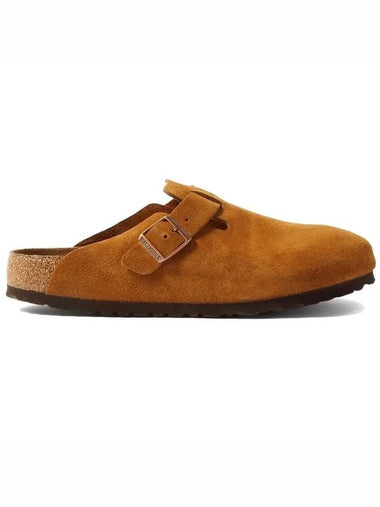 Boston Boston Buckle Suede Backless Loafer Brown - BIRKENSTOCK - BALAAN 1