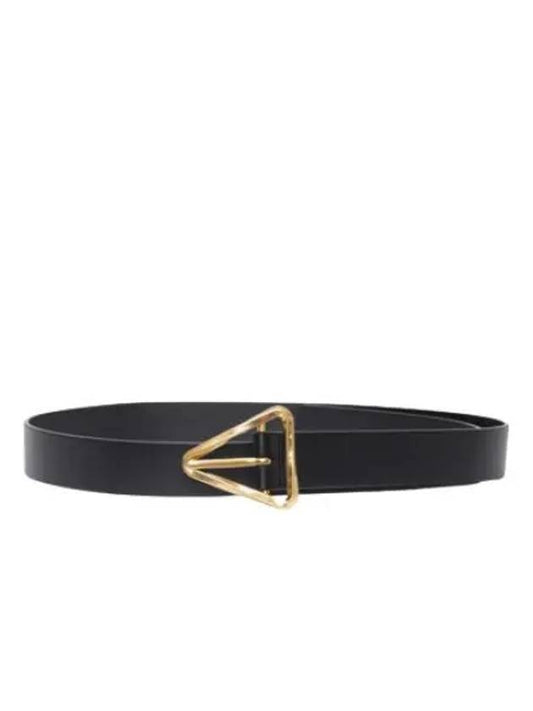 triangle leather belt women waistband - BOTTEGA VENETA - BALAAN 1