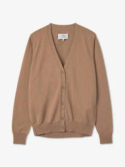 Eco Cashmere Loose Fit Cardigan Brown - MAISON MARGIELA - BALAAN 2