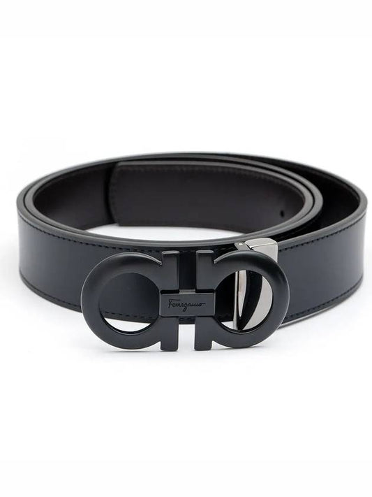 Ferragamo Gancini Reversible Belt 67 5542 742667 - SALVATORE FERRAGAMO - BALAAN 1