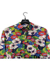 Floral Print Long Sleeve Shirt - DSQUARED2 - BALAAN 4