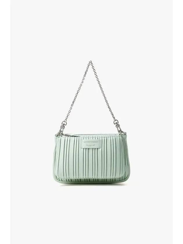 Women s Pleated Double Mini Bag Mint - EMPORIO ARMANI - BALAAN 1