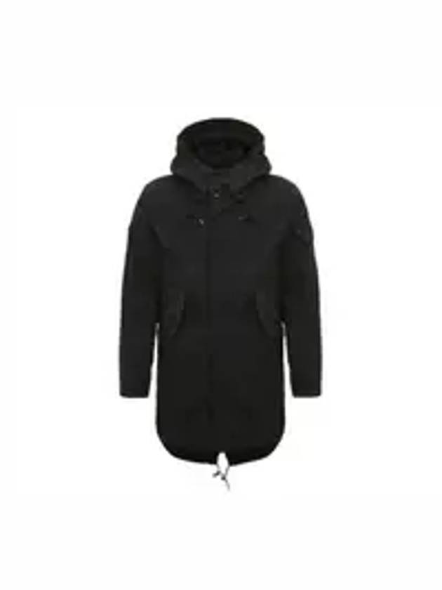 Mid Layer Zip-Up Hoodie Black - TEN C - BALAAN 1