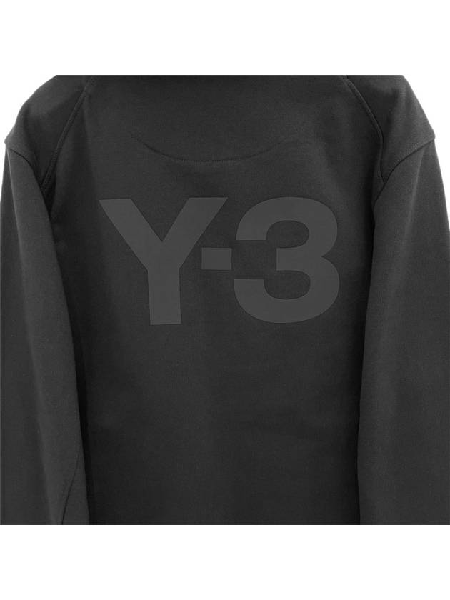 Classic Back Logo Cotton Zip-Up Hoodie Black - Y-3 - BALAAN 5