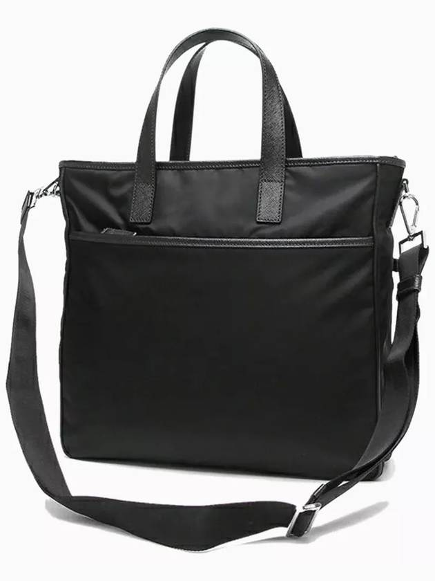 Re-Nylon Saffiano Tote Bag Black - PRADA - BALAAN 7