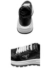 Spazzolato Logo Low Top Sneakers Black White - PRADA - BALAAN 6