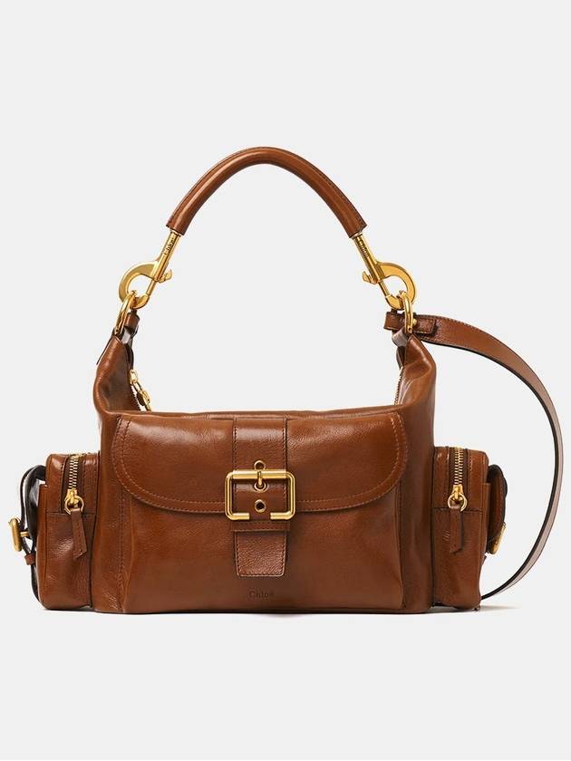 Camera Shiny Leather Shoulder Bag Clay Brown - CHLOE - BALAAN 2