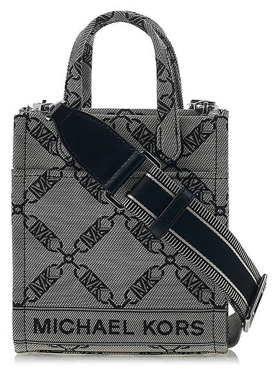 Gigi Extra Small Jacquard Tote Bag Grey - MICHAEL KORS - BALAAN 2