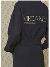 Vanilla Logo Line Point Hooded Jacket Navy - MICANE - BALAAN 3