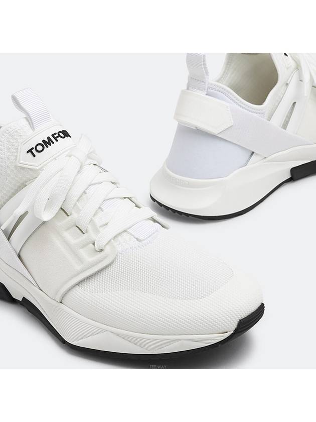 Jago Low-Top Sneakers White - TOM FORD - BALAAN 3