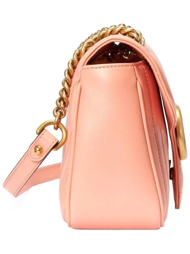 GG Marmont Matelasse Shoulder Bag Pink - GUCCI - BALAAN 5