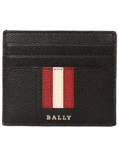 Talbyn Leather Card Wallet Black - BALLY - BALAAN 2