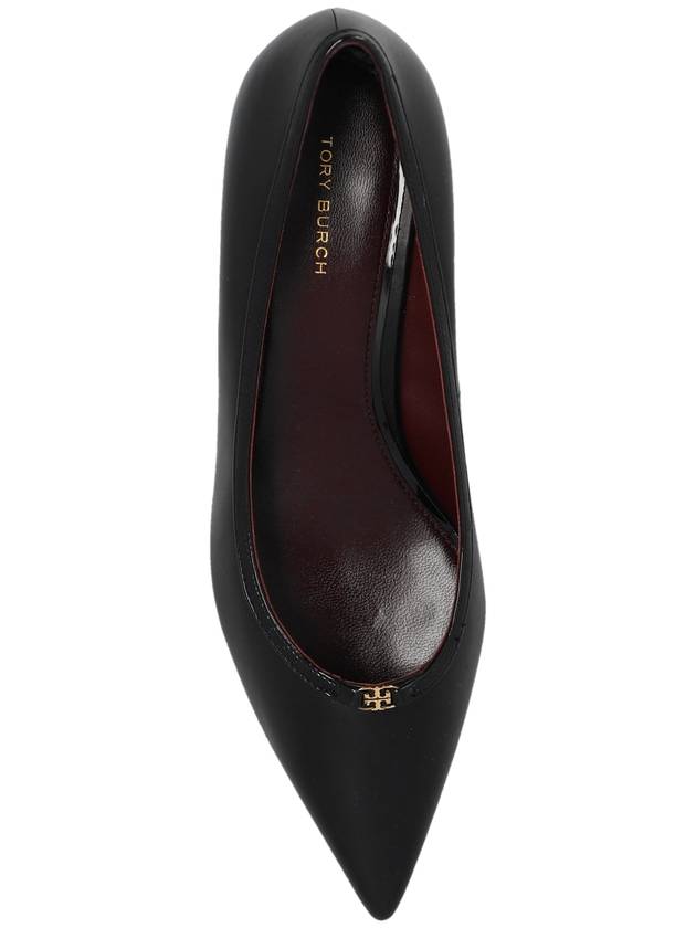 Tory Burch Leather Stilettos, Women's, Black - TORY BURCH - BALAAN 6