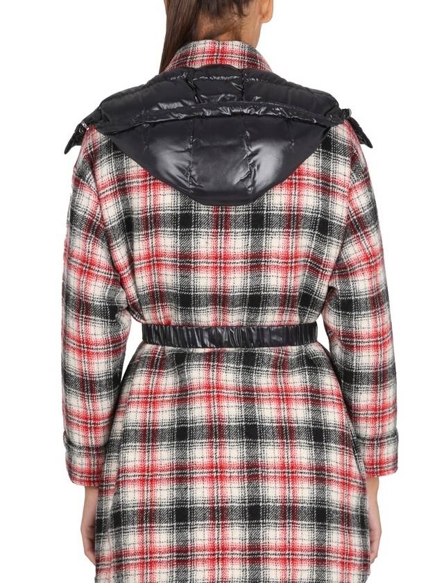 REVERSIBLE PADDED SHIRT DRESS - MONCLER - BALAAN 3