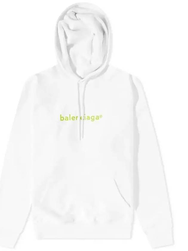 Logo Hoodie White - BALENCIAGA - BALAAN 2