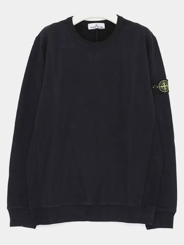 Wappen Patch Crew Neck Cotton Sweatshirt Navy - STONE ISLAND - BALAAN 4