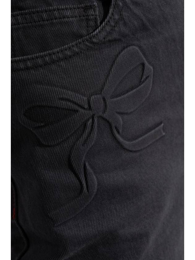 Self Portrait Wide Leg Jeans, Women's, Grey - SELF PORTRAIT - BALAAN 5