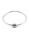 Moments Heart Bangle Bracelet Silver - PANDORA - BALAAN 3