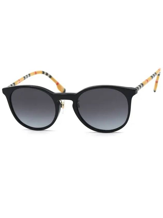 Eyewear Round Sunglasses Black - BURBERRY - BALAAN 1