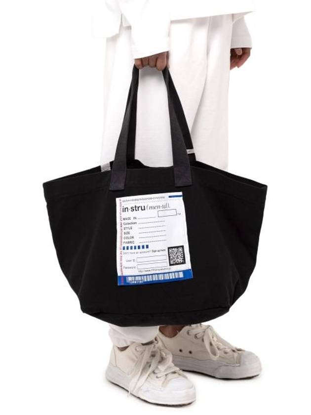 Big Name Tote Bag Black - MAISON MIHARA YASUHIRO - BALAAN 4