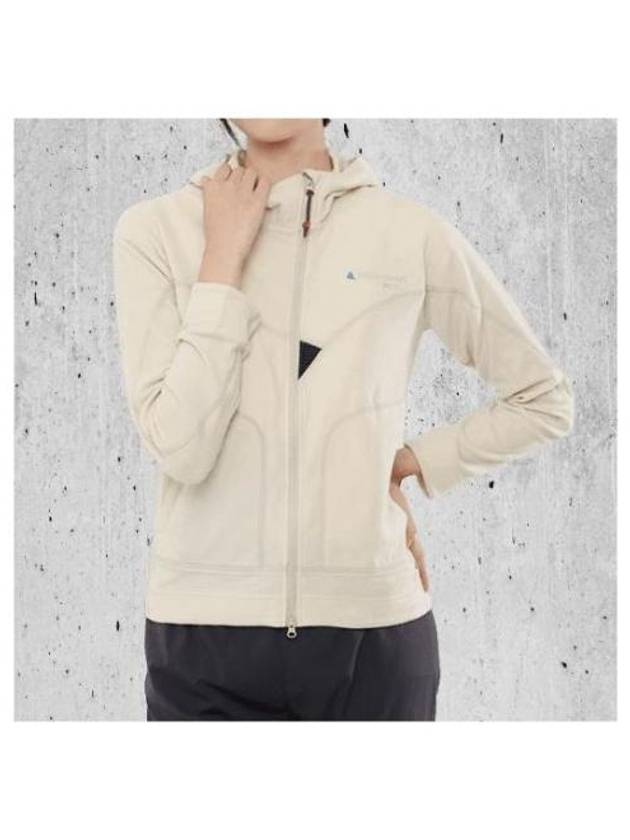 Women's Sigyn Zip Up Hoodie Clay - KLATTERMUSEN - BALAAN 2