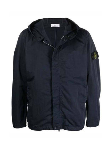 Wappen Patch Nylon Batavia Zip Up Jacket Navy - STONE ISLAND - BALAAN 1