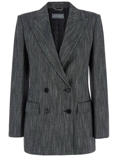 Double breasted long sleeve jacket Nero - ALBERTA FERRETTI - BALAAN 2