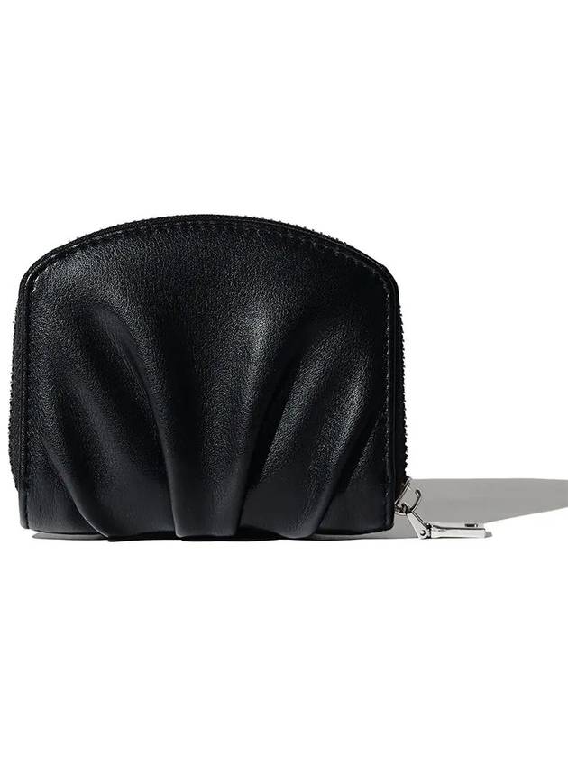 Dough Zipper Coin Card Wallet Black - LE MASQUE - BALAAN 4