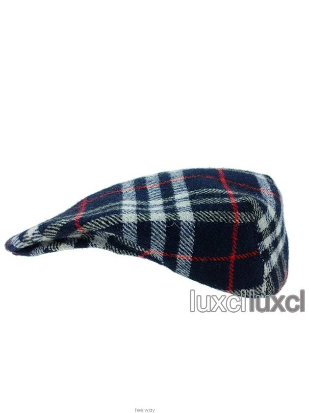 Checked hunting cap for women and KIDS hats - BURBERRY - BALAAN 5