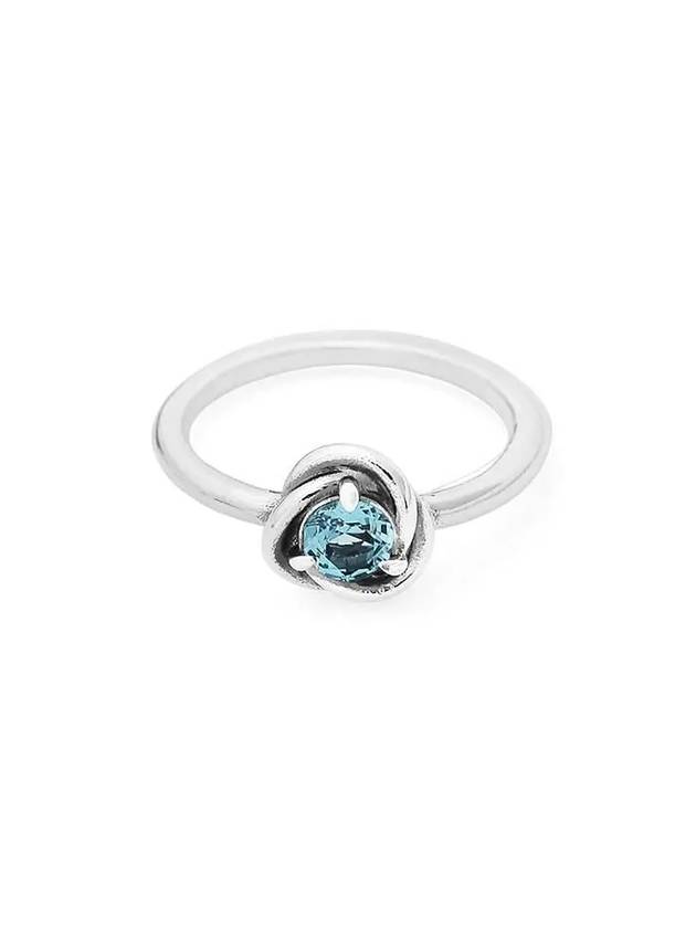 Moments Sea Aqua Blue Eternity Circle Ring Silver - PANDORA - BALAAN 2