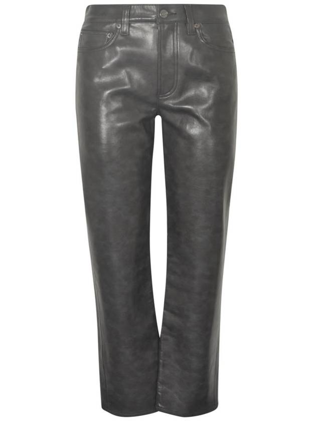 Leather Pants A9173 1558SMOK Gray - AGOLDE - BALAAN 2