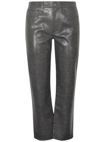 Leather Pants A9173 1558SMOK Gray - AGOLDE - BALAAN 2