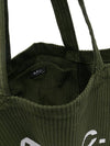 Eco Bag Diane Corduroy Tote Green - A.P.C. - BALAAN 4