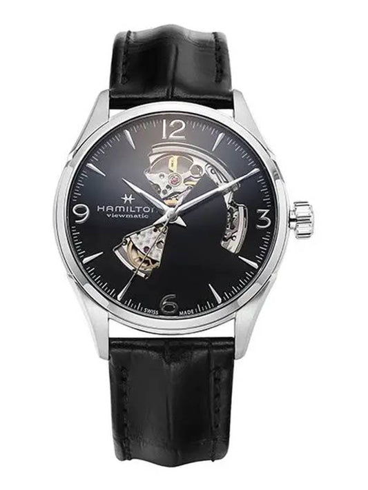 Jazzmaster Open Heart Automatic Watch Black - HAMILTON - BALAAN 2